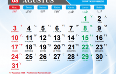 Kalender Agustus 2025. (Source: Kemenag)