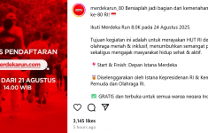 Merdeka Run (Source: Instagram)