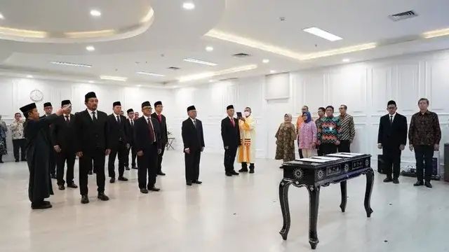 Pelantikan Komisoner LMKN periode 2025-2028 (8/8). (Source: Kementerian Hukum)