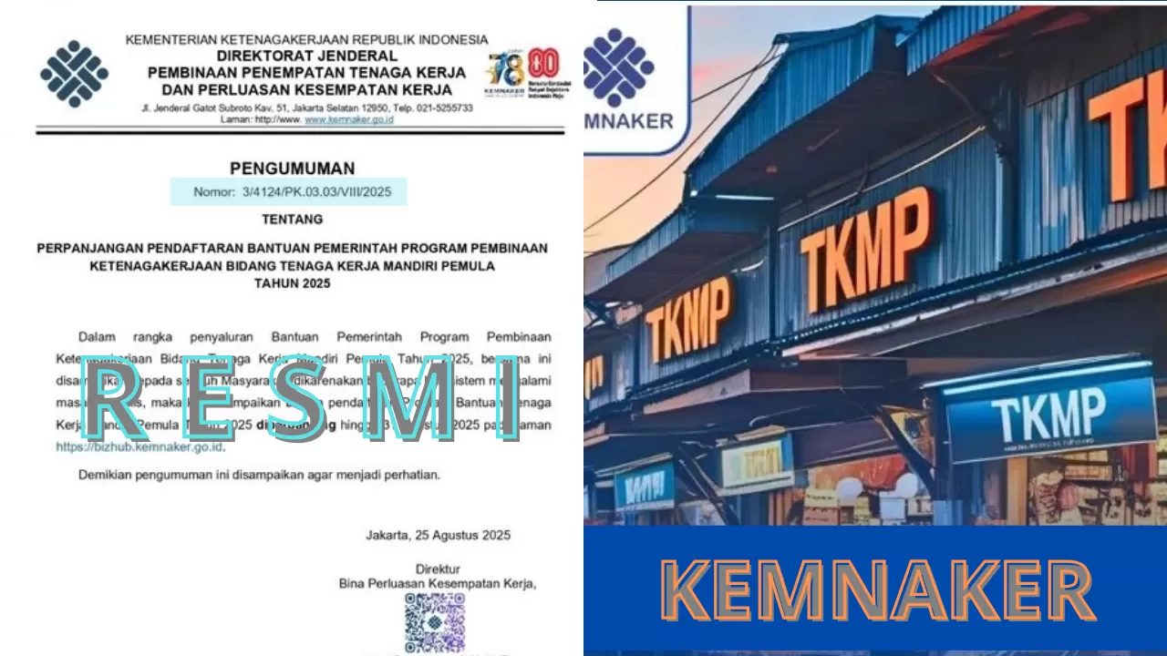 Perpanjangan TKM Pemula 2025 (Source: instagram dit.binapkk)