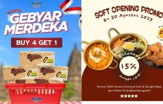 Promo Makanan Minuman di Jogja Spesial HUT Ke-80 RI