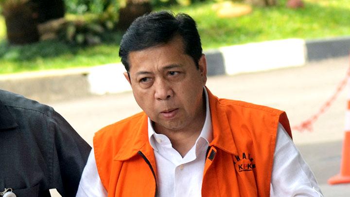 Setya Novanto bebas bersyarat usai hukuman dipangkas MA. (Source: Antara)