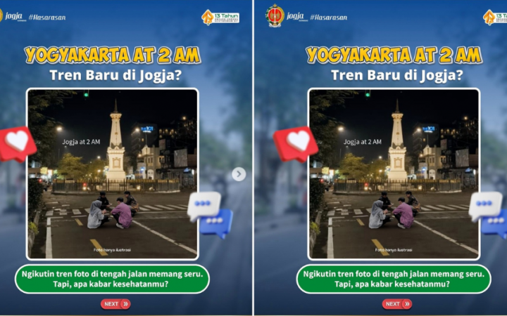 Tren Yogyakarta 2 a.m. di kalangan anak muda.