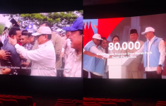 Viral Video Capaian Prabowo Tayang di Bioskop Sebelum Film Diputar, Ini Kata Istana