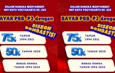 manfaatkan diskon bayar PBB-P2 yang dihadirkan oleh Pemerintah Kota Yogyakarta.