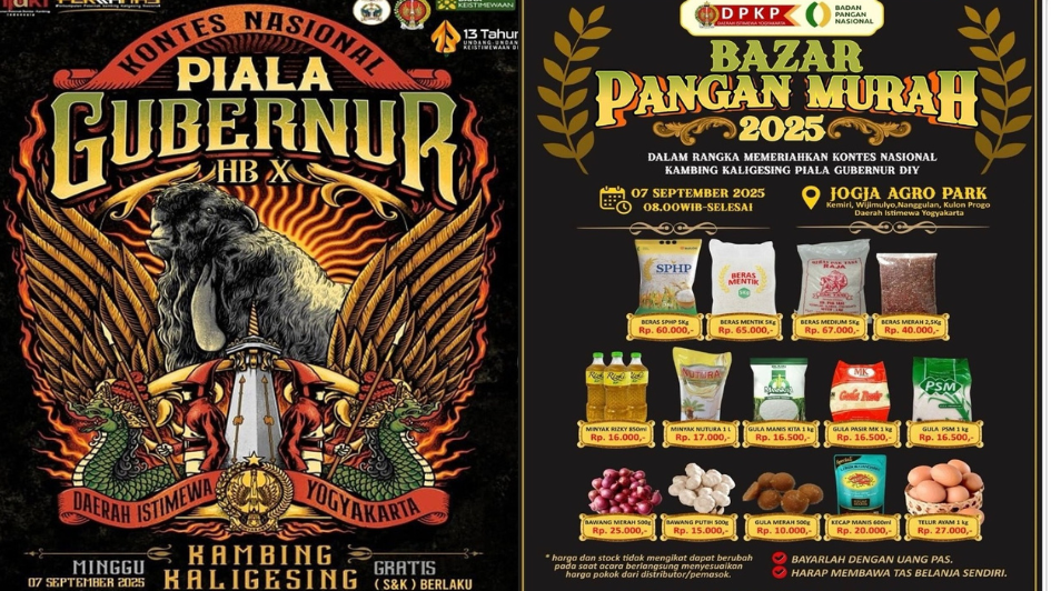 daftar harga bahan pangan yang ada di Bazar Pangan Murah 2025