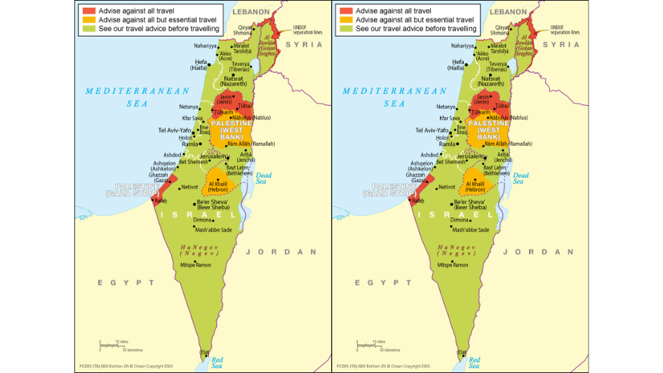 Inggris Update Peta Palestina usai Akui Kemerdekaan, Masih ada Israel?