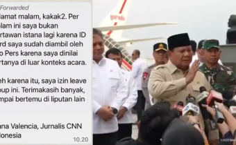 Kronologi Kartu Liputan Wartawan CNN Dicabut Istana usai Tanya Prabowo soal MBG