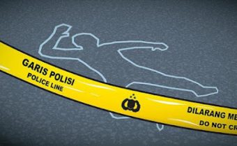 Ilustrasi garis polisi