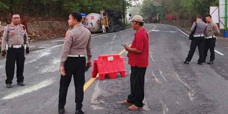 Lokasi kejadian kecelakaan maut truk elpiji di Gunungkidul (Source: Baca Jogja)