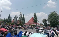 Massa demo di Jogja (Source: Radar Jogja)