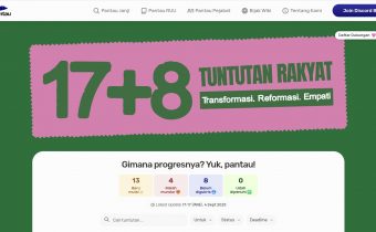Deadline 17+8 Tuntutan Rakyat Besok 5 September 2025, Begini Perkembangannya
