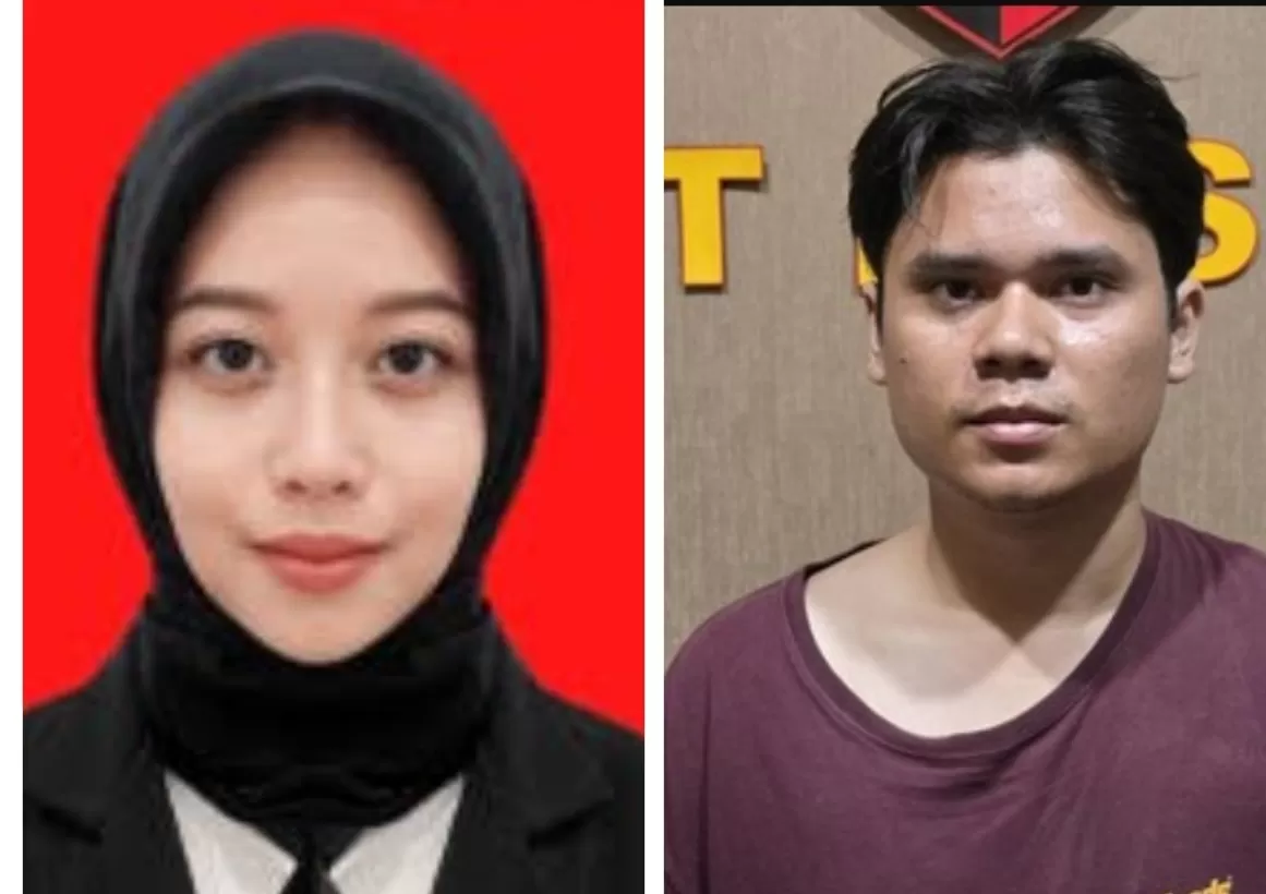 Tiara Angelina Saraswati (korban) dan Alvi Maulana (pelaku)