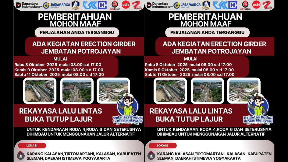 Rekayasa Lalu Lintas di Kalasan Sleman