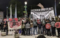 Ilustrasi aliansi Jogja memanggil kekerasan aparat