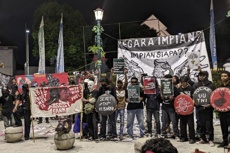 Ilustrasi aliansi Jogja memanggil kekerasan aparat