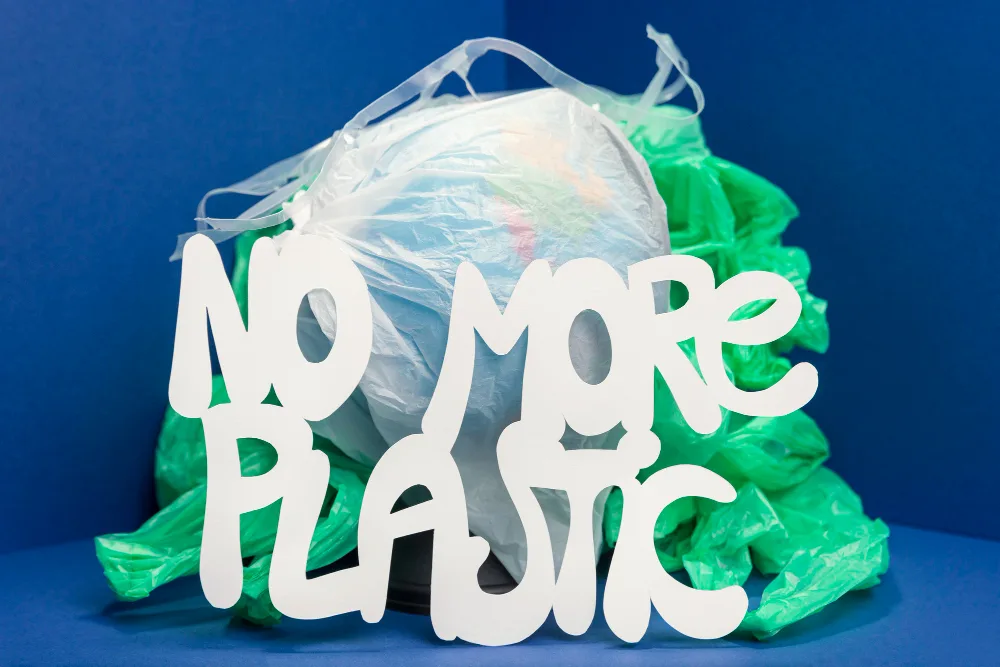 Ilustrasi plastik sekali pakai