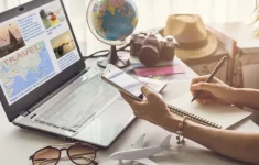 Ilustrasi transformasi digital pariwisata
