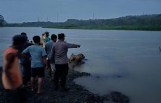 Lokasi kejadian remaja Kulon Progo tenggelam di Sungai Progo. (Source: Polres Kulon Progo)