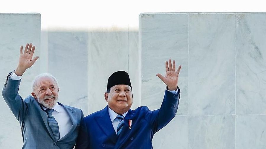 Luiz Inácio Lula da Silva dan Prabowo Subianto (Source: Instagram Parbowo)