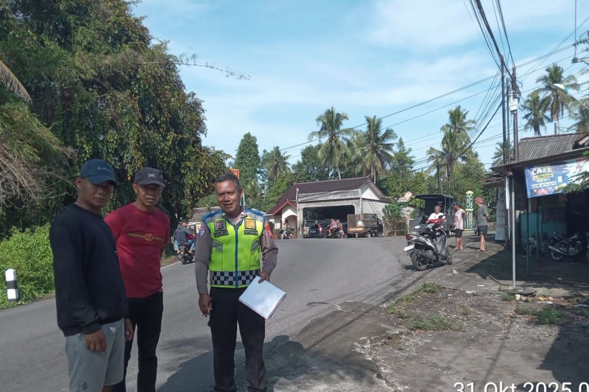 Kecelakaan tunggal di Sleman (Source: Dokumentasi Polresta Sleman)