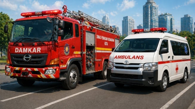 12381 damkar dan ambulans