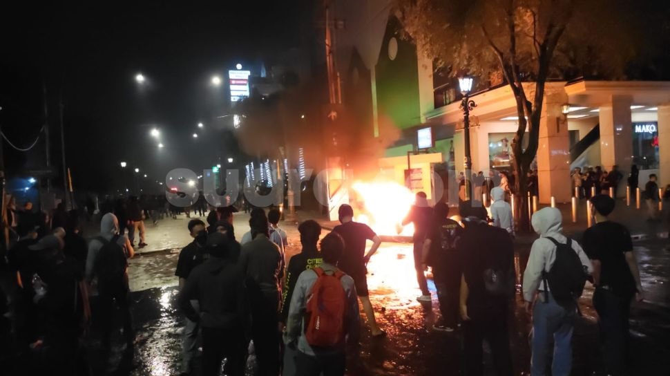 Kericuhan Demonstrasi di Yogyakarta Meluas ke Kompleks Kepatihan