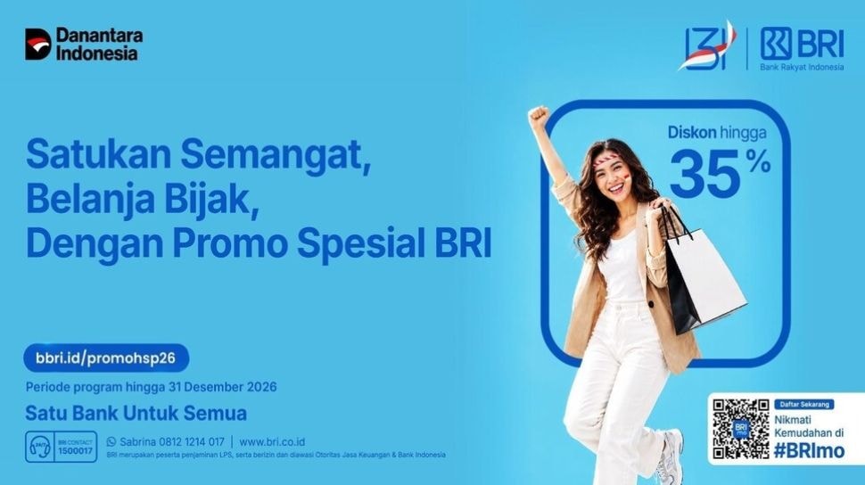 Promo Spesial BRI Rayakan Sumpah Pemuda dengan Cashback dan Diskon Menarik