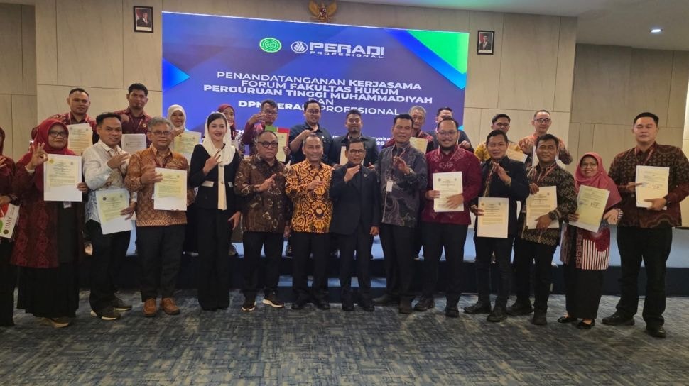 PERADI Profesional Perkuat Pendidikan Advokat Bersama 43 Kampus Muhammadiyah
